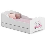 Kobi Furniture Anna - enojna postelja 160x80 z grafiko, v kompletu s predalom, vzmetnica, (20630357) Cene