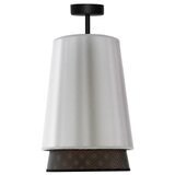  Duolla - Plafonski luster BELL SHINY 1xE27/15W/230V prečnik 25 cm srebrna/crna | Eponuda.com