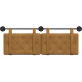  Držeće uzglavlje Zidne Smeđa 150 x 55 x 5 cm Baršun - Smeđa 140 cm bez LED | shoptok.hr