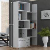 Kondela Prilagodljiv regal, bela, ASTA | Shoptok.si