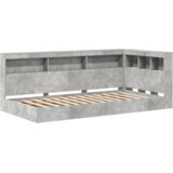  Polica postelja Betonsko siva 75 x 190 cm Konstruiran les, (5000127995) | Shoptok.si