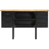 Maison Chic Komoda - Predalnik - Oprema 110x30x65 cm trden robusten mangov les in jeklo, (21720786) | Shoptok.si