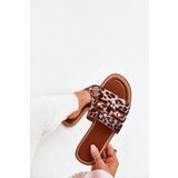 Boto Flat Women's Slippers With Gold Detail Leopard Noroti | shoptok.hr