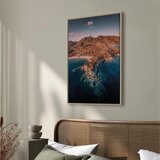  Slika - Cliff in Kalamitsi (1 Part) Vertical 40x60 U prirodnom drvenom okviru | shoptok.hr