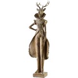 Mondex Figura poliresin Santa Lila Losica 13,5x10,5x43 rjava 1kos, (5000348758) Cene