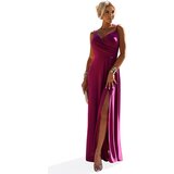 Numoco Elegant maxi long dress with shoulder straps | ePonuda.com