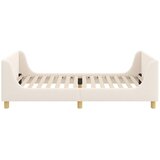  Krevet za djecu s uzglavljem Krema 90 x 190 cm Vuna | shoptok.hr