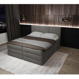 MID.YOU postelja boxspring 180 cm x 200 cm , les, tekstil, leseni material antracit | Shoptok.si