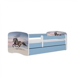 HAPPYKIDS Dječji krevet Dreamy trkaći konj 140x70 bez madraca s ladicom Plava | shoptok.hr