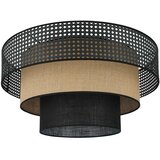 Brilagi plafonsko svetlo dakota luneta 1xE27/15W/230V prečnik 45 cm crna/ratan | Eponuda.com