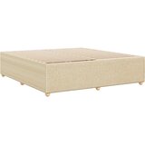  Okvir za krevet bez madraca krem 200x200 cm od tkanine | shoptok.hr