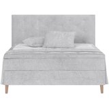 Welnova POSTELJA BOXSPRING 160 cm x 200 cm , tekstil svetlo siva | Shoptok.si