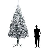 vidaXL umjetno božićno drvce sa snijegom zeleno 400 cm pvc | shoptok.hr