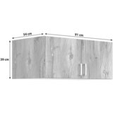 Lesnina-XXXL nastavek za omaro brando 2, barva hrasta, š. 91 cm | Shoptok.si