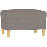  3-dijelni set sofa s jastucima smeđesivi od tkanine | shoptok.hr