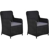  3-dijelni vrtni blagovaonski set crni | shoptok.hr