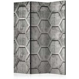  Paravan u 3 dijela - Platinum cubes [Room Dividers] 135x172 Cijene