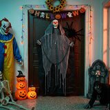 Halloween viseća Grim Reaper figura SPOOKA Crna 112 x 164 cm Cijene