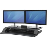 Fellowes delovna postaja za sedeče in stoječe delo corsivo™, vxšxg 110 x 800 x 615 mm, črne barve | Shoptok.si