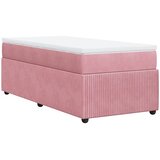Box spring krevet s madracem ružičasti 90x190 cm baršunasti | shoptok.hr