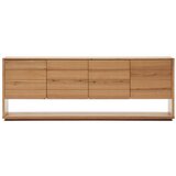 Kave Home Niska komoda u dekoru hrasta u prirodnoj boji 200x74 cm Alguema – | shoptok.hr