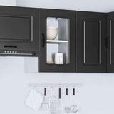 vidaXL Kuhinjski zidni ormarić sa staklenim vratima Kalmar drveni | shoptok.hr