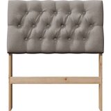vidaXL tapecirano vzglavje taupe 80 cm masivno borovo les | Shoptok.si