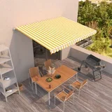 na ručno uvlačenje 400 x 350 cm žuto-bijela