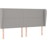  S oprugama i madracem svjetlosivi 200 x 200cm od tkanine | shoptok.hr