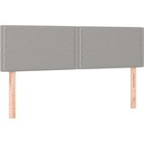 Maison Chic Posteljno vzglavje - Vzglavna omarica 2 kosa svetlo sivo 72x5x78/88 cm blago, (22078125) | Shoptok.si