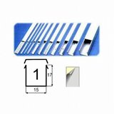Nik kanal 1 s 15x17 samolepilni antracit | Shoptok.si
