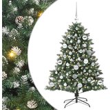 vidaXL Umestno božično drevo med 150 LED Zelena 85 x 85 x 120 cm | Shoptok.si