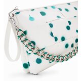 Desigual Torba preko ramena smaragdno zelena / bijela | shoptok.hr
