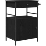  Kuhinjski kolica Crni hrast 56 x 43 x 89,5 cm Konstruirano drvo | shoptok.hr
