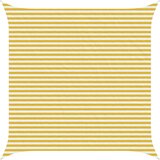  Jedrilica za sunčevu sjenu Žuta i bijela 4 x 4 m HDPE | shoptok.hr