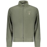 MIlitary Academy muška flis dukserica na patent s vezom orla i trobojnim grbom maslinasta | shoptok.hr