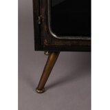 Dutchbone črna kovinska vitrina 60x100x35 cm denza – | Shoptok.si