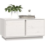  Stolić za kavu bijeli 80 x 50 x 40 cm od masivne borovine | shoptok.hr