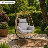  Viseća stolica - bež | shoptok.hr