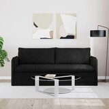 SOFA Crna 196 x 82 x 85 cm tkanina | Eponuda.com