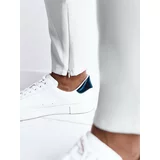 DStreet Men's Casual White Trousers