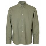 Selected Srajce z dolgimi rokavi Noos Regclay Shirt - Vetiver Zelena Cene