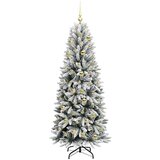 vidaXL Umestno božično drevo med 300 LED Bela 73 x 73 x 180 cm | Shoptok.si
