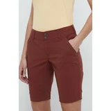 Columbia Pohodne kratke hlače Saturday Trail ženske, bordo barva