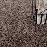 Novel preproga z visokim florom life 1500 300/400 cm tkano rjavosiva | Shoptok.si