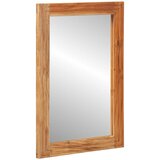  Zrcalo za kupaonicu Zidne s ogledalom Smeđa 70 x 50 x 2.5 cm Cijene