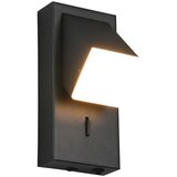 Mat črna LED stenska svetilka Raglan – | Shoptok.si