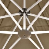  Zložljiv šotor šestkoten 3,6x3,1 m taupe 220g/m², (20703396) | Shoptok.si