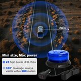 DINFU modra LED opozorilna luč z magnetom 12 V | Shoptok.si
