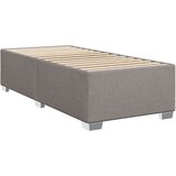 vidaXL Krevet s oprugama i madracem smeđesivi 90x190 cm od tkanine | shoptok.hr
